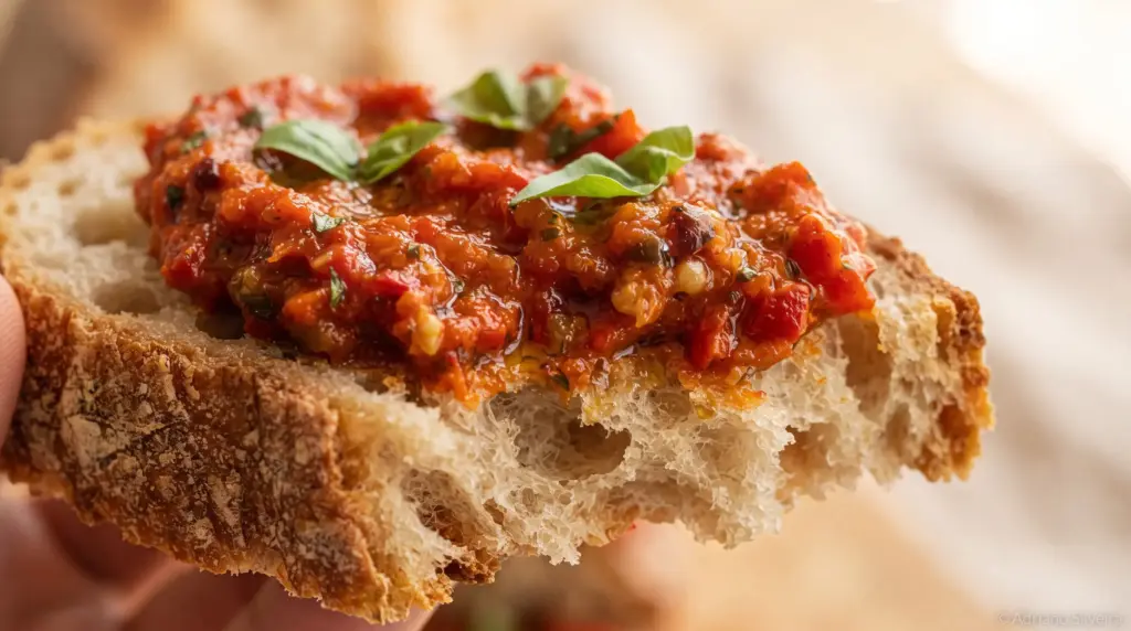Ajvar Spread On Sourdough Bread 202607070105  1 