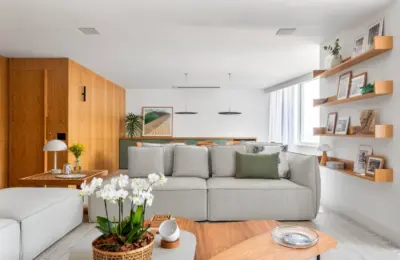Apartamento de 190 m² no Leblon ganha reforma com salinha de almoço e brinquedoteca - Imagem 1